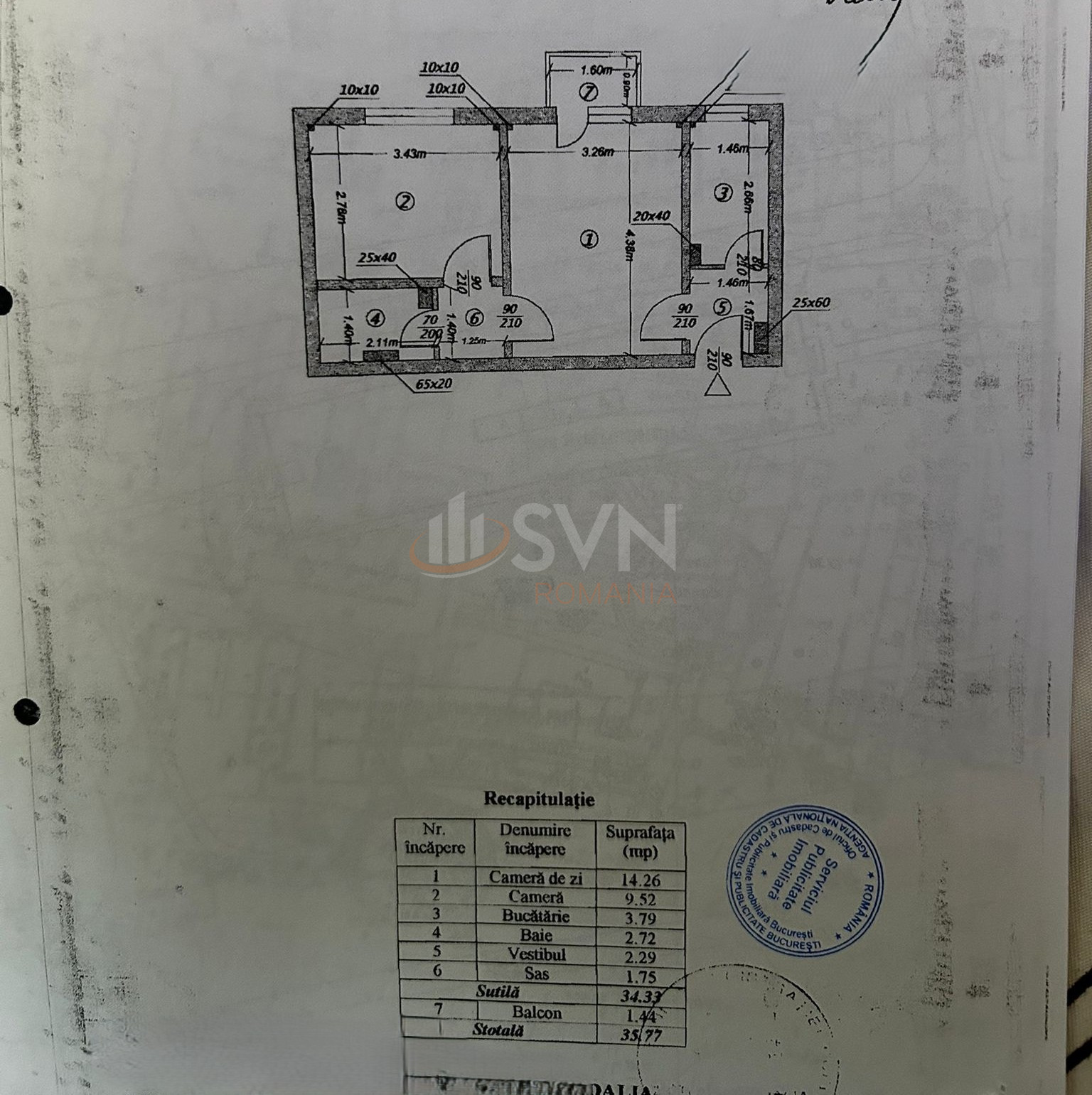2 camere cu loc parcare exterior inclus Bucuresti/Piata De Gros