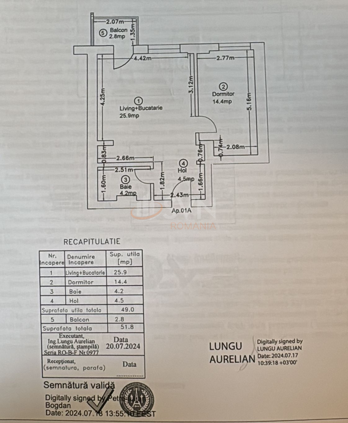 2 camere cu loc parcare exterior inclus Bucuresti/Pipera