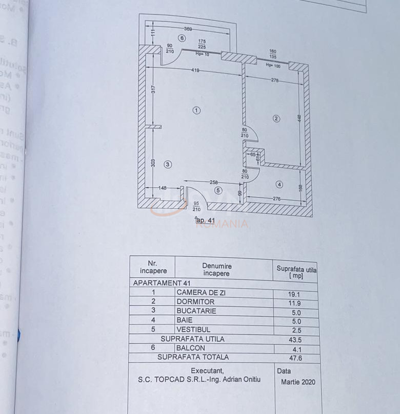 2 camere cu loc parcare exterior inclus Bucuresti/Pipera