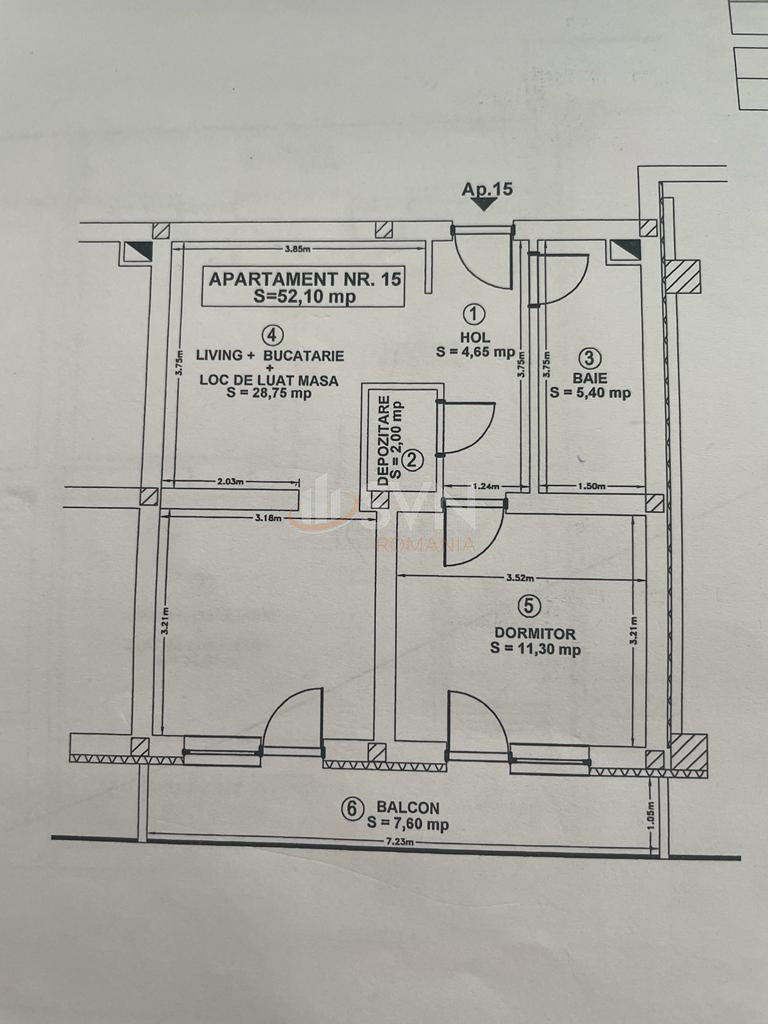 2 camere cu loc parcare exterior inclus Cluj/Calea Turzii