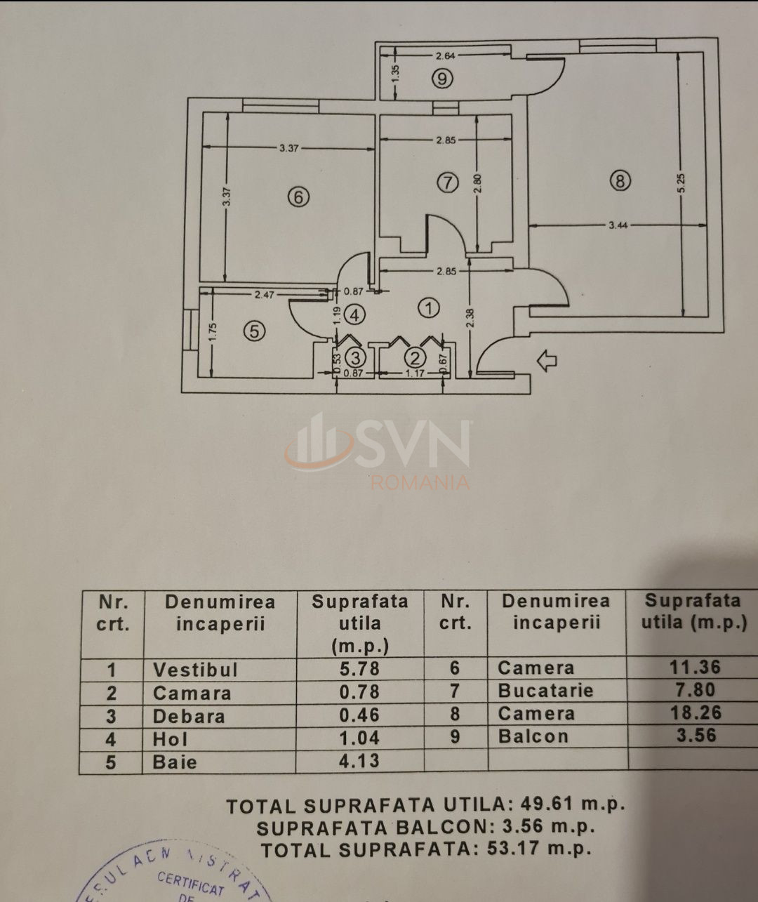 2 camere cu loc parcare exterior inclus Bucuresti/Aviatiei