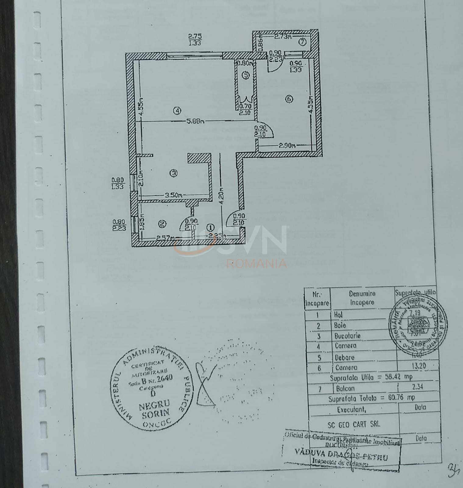 2 camere cu loc parcare exterior inclus Bucuresti/Pipera