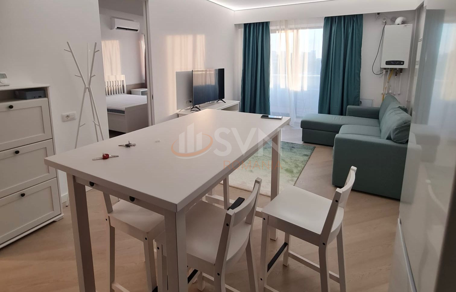 2 camere cu loc parcare exterior inclus Bucuresti/Pipera