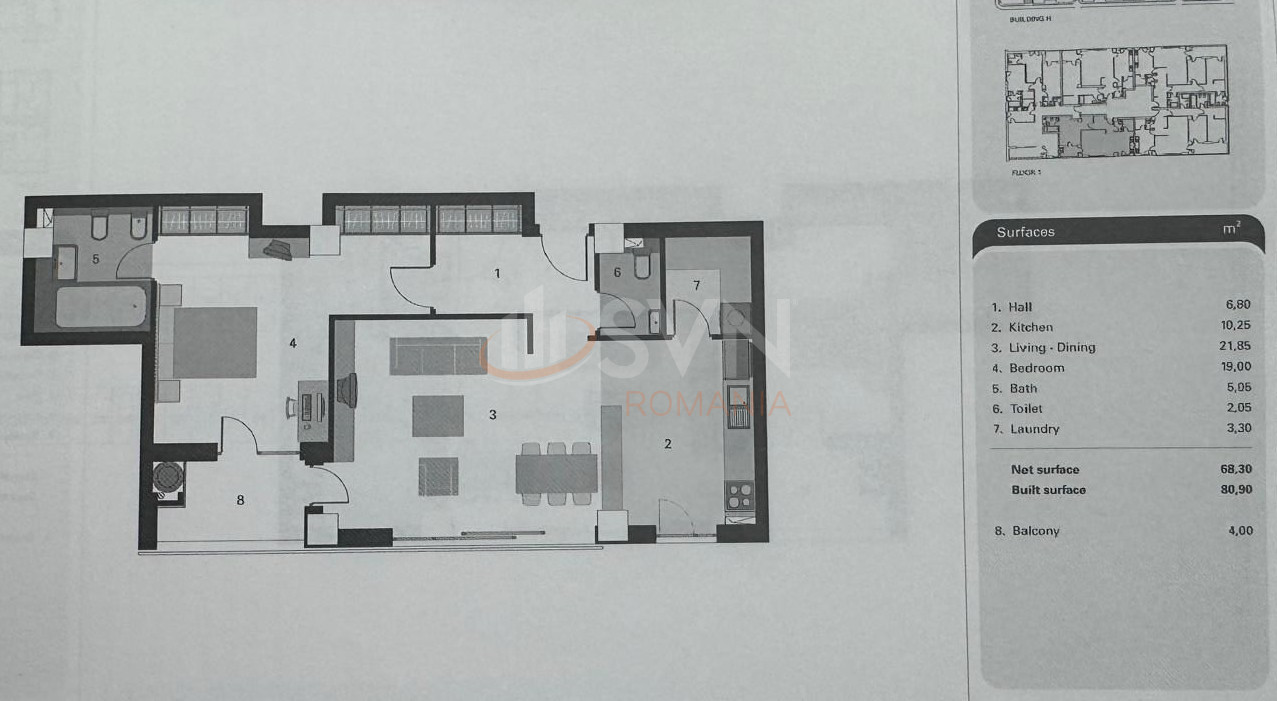 2 camere cu loc parcare exterior inclus Bucuresti/Iancu Nicolae