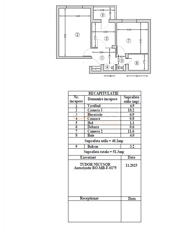 2 camere cu loc parcare exterior inclus Bucuresti/Baneasa