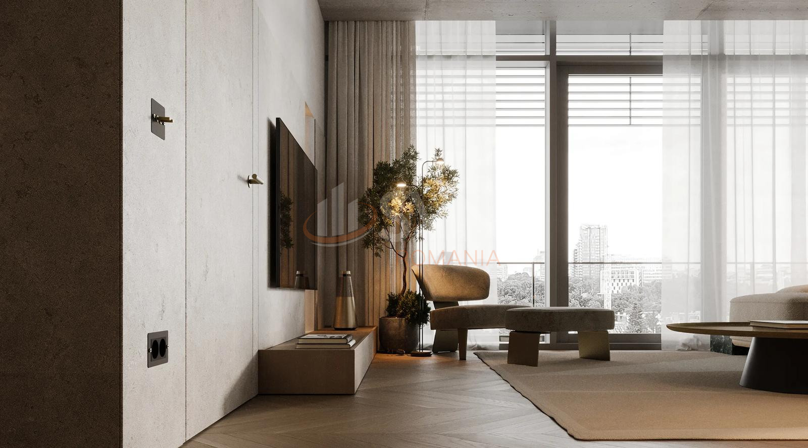 2 camere cu loc parcare exterior inclus Bucuresti/Floreasca