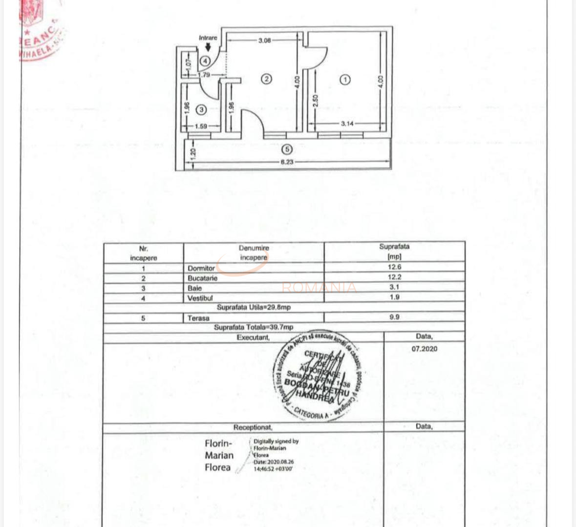 2 camere cu loc parcare exterior inclus Ilfov/Tunari