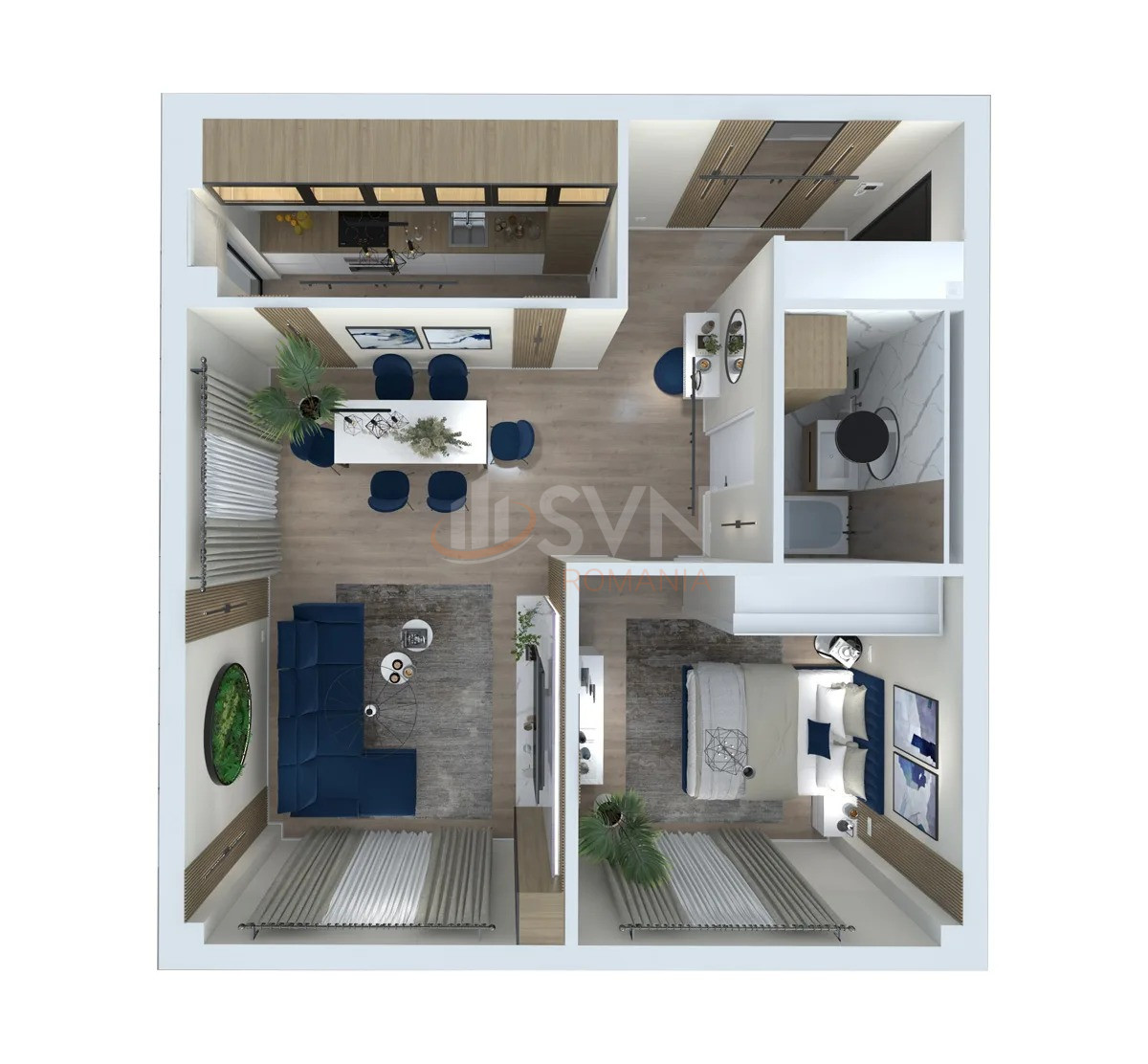 2 camere cu loc parcare exterior inclus Ilfov/Pantelimon