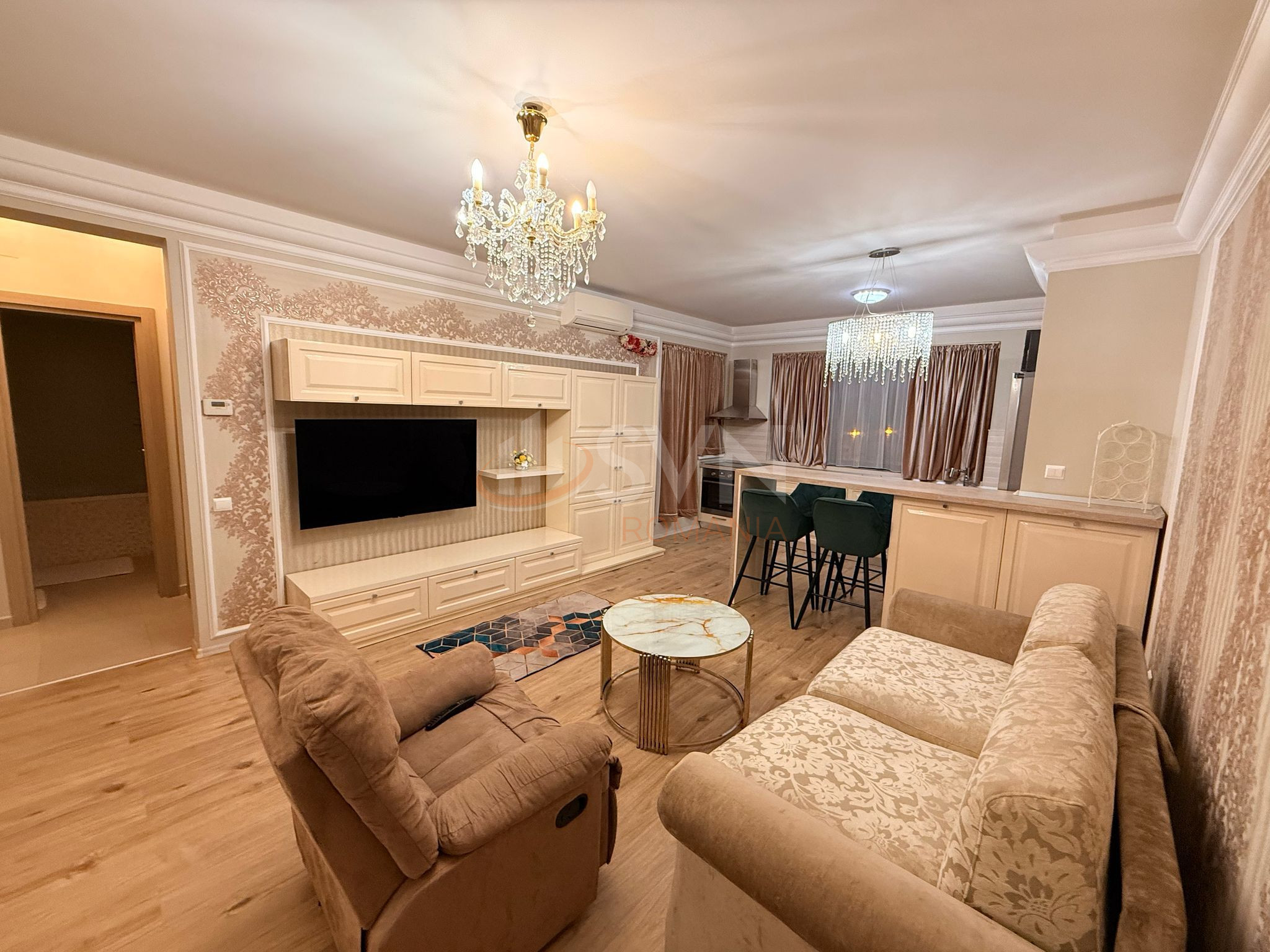 2 camere cu loc parcare exterior inclus Bucuresti/Baneasa