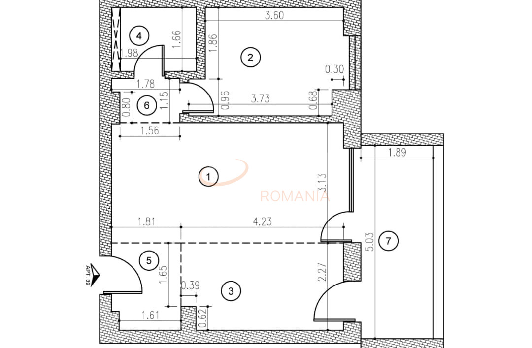 2 camere cu loc parcare subteran inclus Bucuresti/Barbu Vacarescu