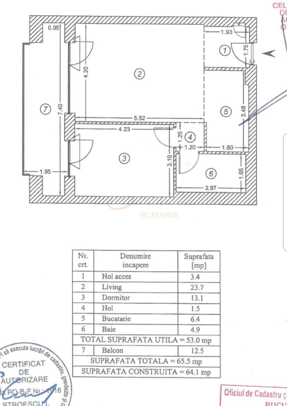 2 camere cu loc parcare subteran inclus Bucuresti/Cotroceni