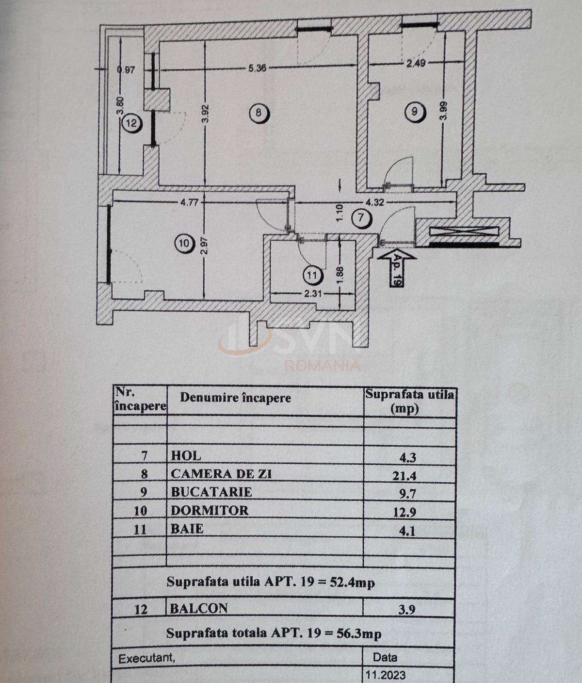 2 camere cu loc parcare subteran inclus Bucuresti/Decebal