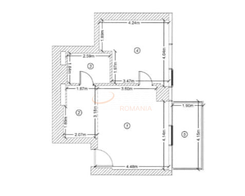 2 camere cu loc parcare subteran inclus Bucuresti/Floreasca