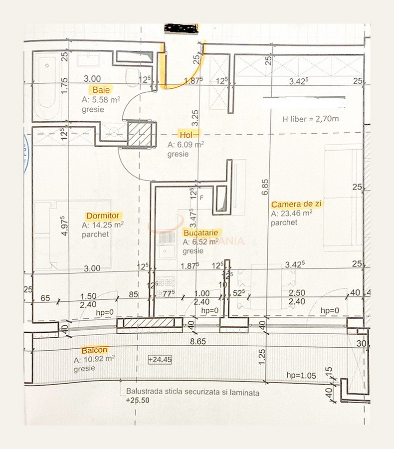 2 camere cu loc parcare subteran inclus Cluj/Plopilor