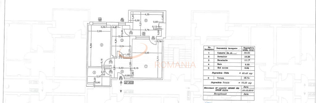2 camere cu loc parcare subteran inclus Bucuresti/Aviatiei