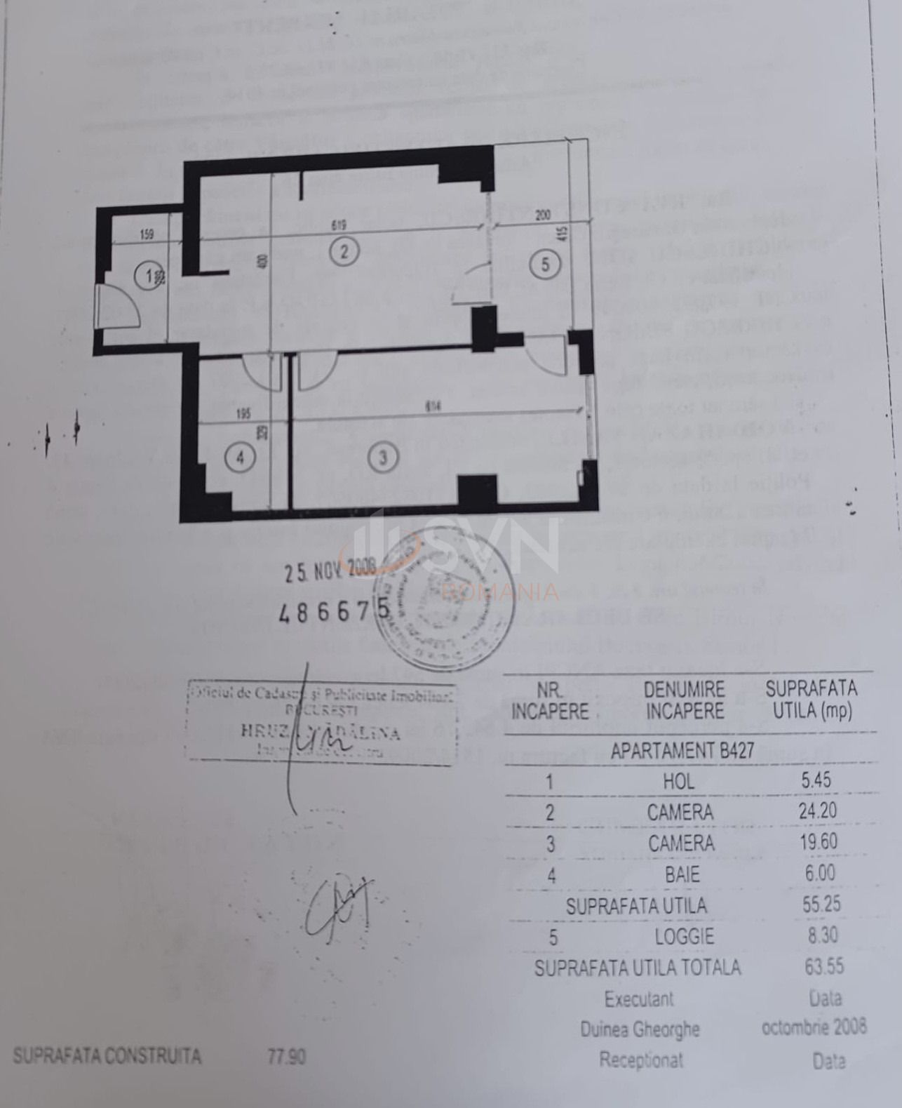 2 camere cu loc parcare subteran inclus Bucuresti/Herastrau
