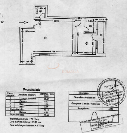 2 camere cu loc parcare subteran inclus Bucuresti/Baneasa