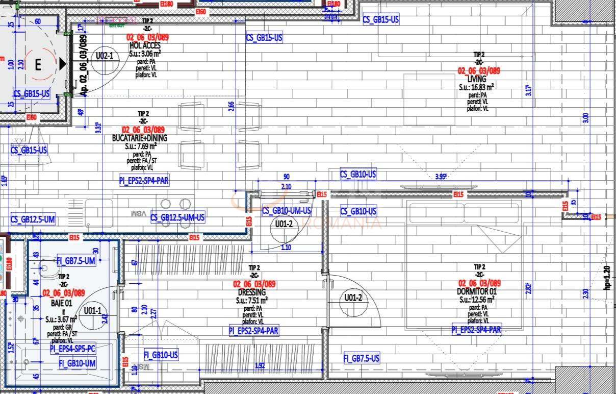 2 camere cu loc parcare subteran inclus Bucuresti/Floreasca