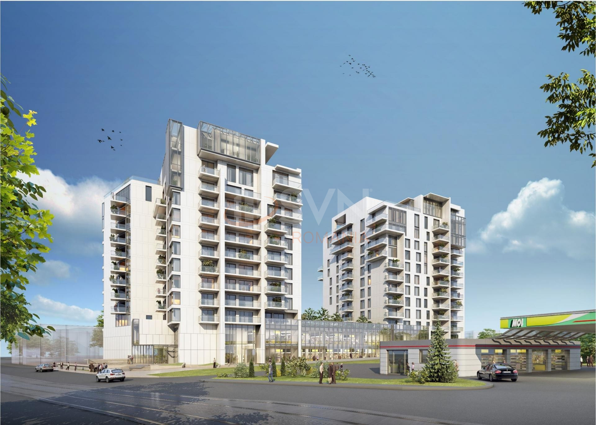 2 camere cu loc parcare subteran inclus Bucuresti/Herastrau