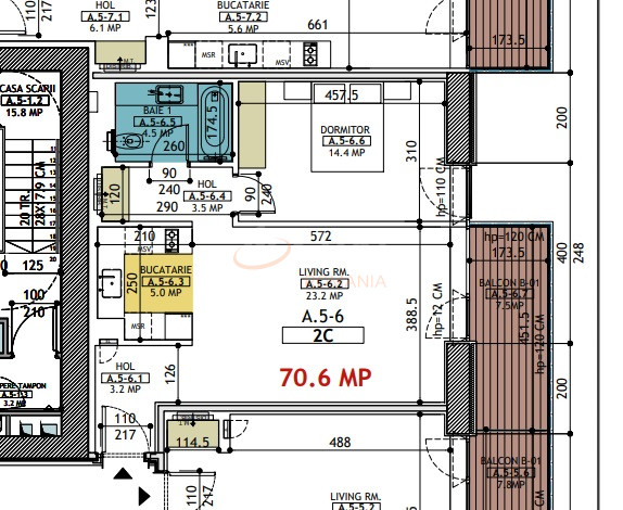 2 camere cu loc parcare subteran inclus Bucuresti/Floreasca