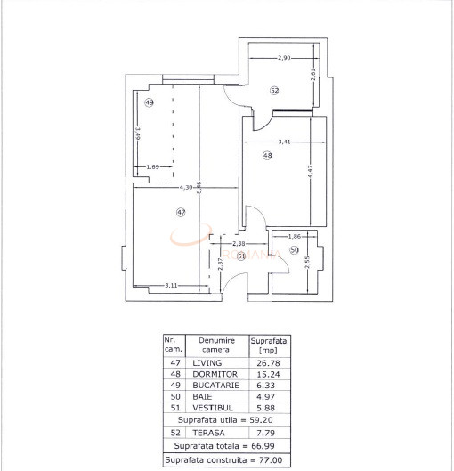 2 camere cu loc parcare subteran inclus Bucuresti/Pipera