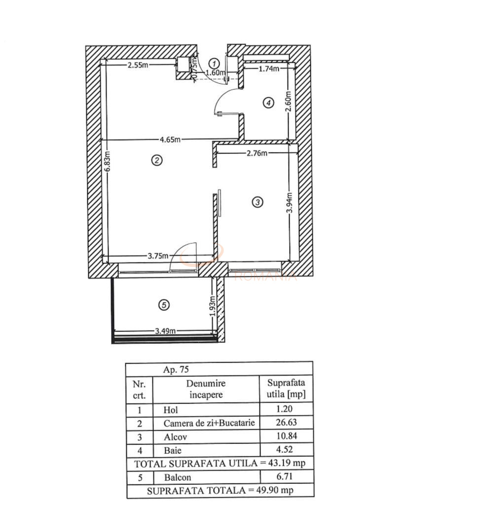2 camere cu loc parcare subteran inclus Bucuresti/Domenii