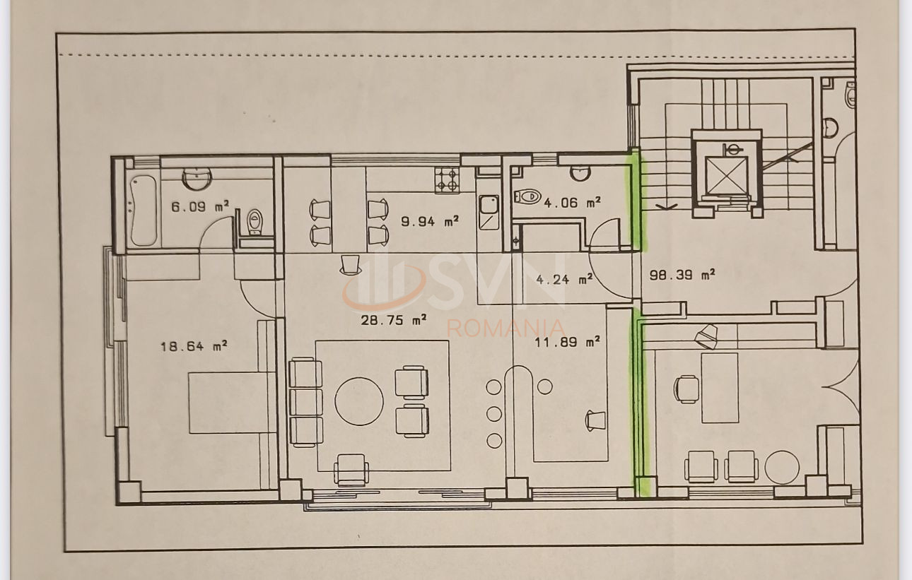 2 camere cu loc parcare subteran inclus Bucuresti/Dorobanti