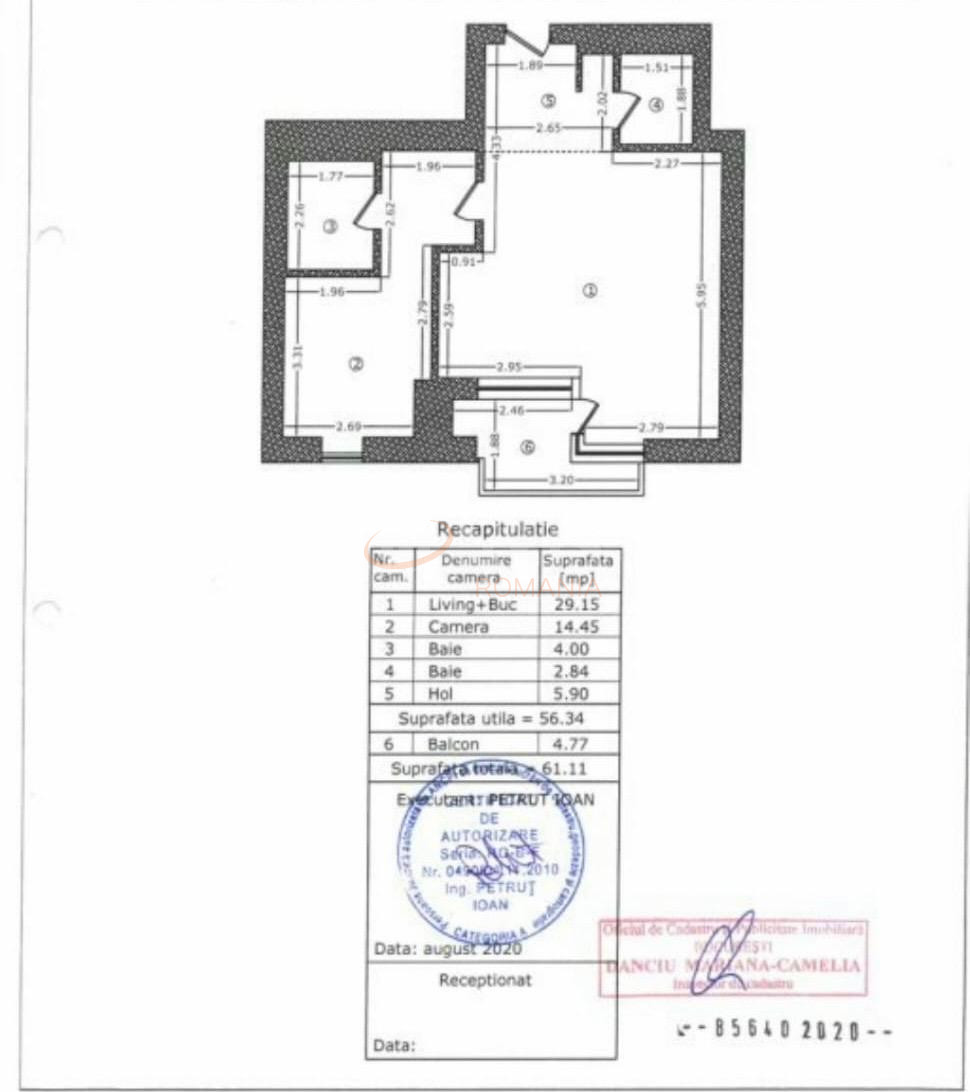 2 camere cu loc parcare subteran inclus Bucuresti/Aviatiei