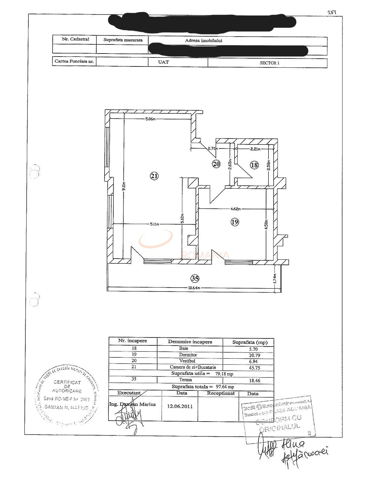 2 camere cu loc parcare subteran inclus Bucuresti/Herastrau