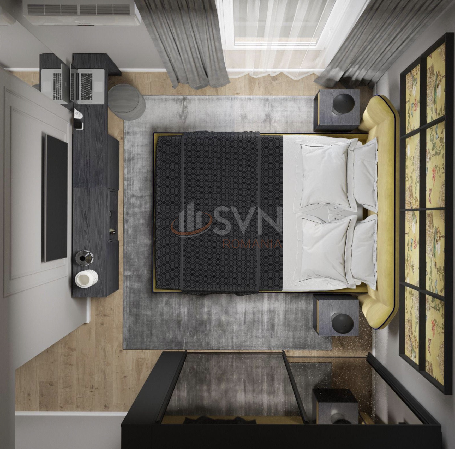 2 camere cu loc parcare subteran inclus Bucuresti/Herastrau