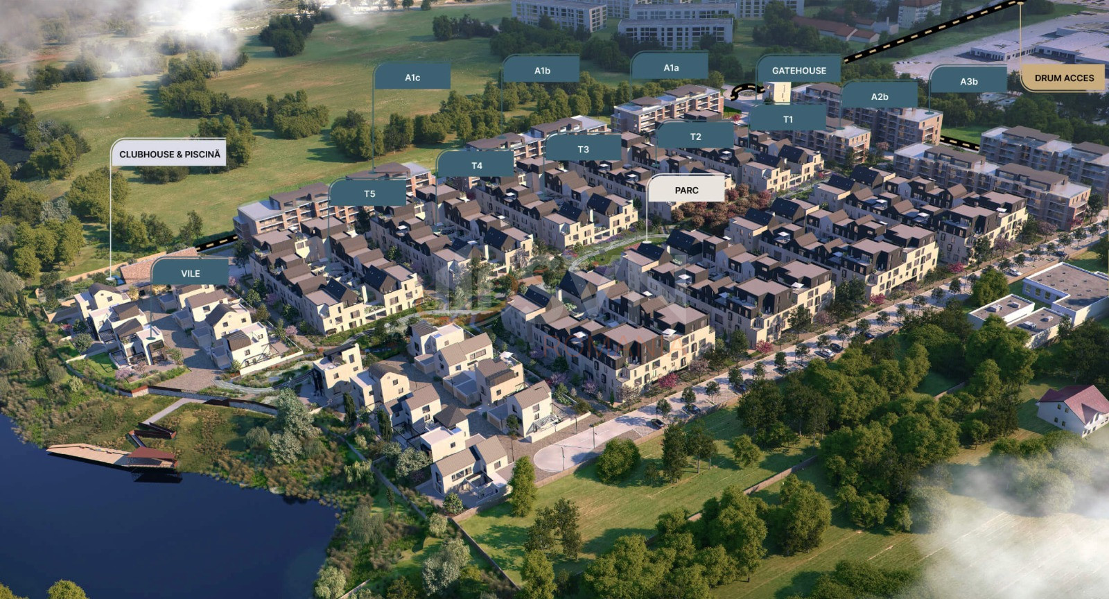 2 camere cu loc parcare subteran inclus Bucuresti/Pipera