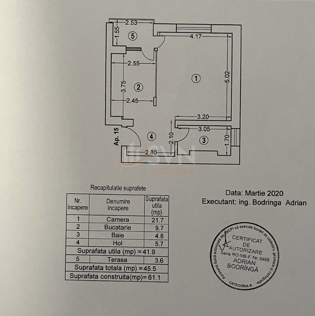 2 camere cu loc parcare subteran inclus Bucuresti/Aviatiei
