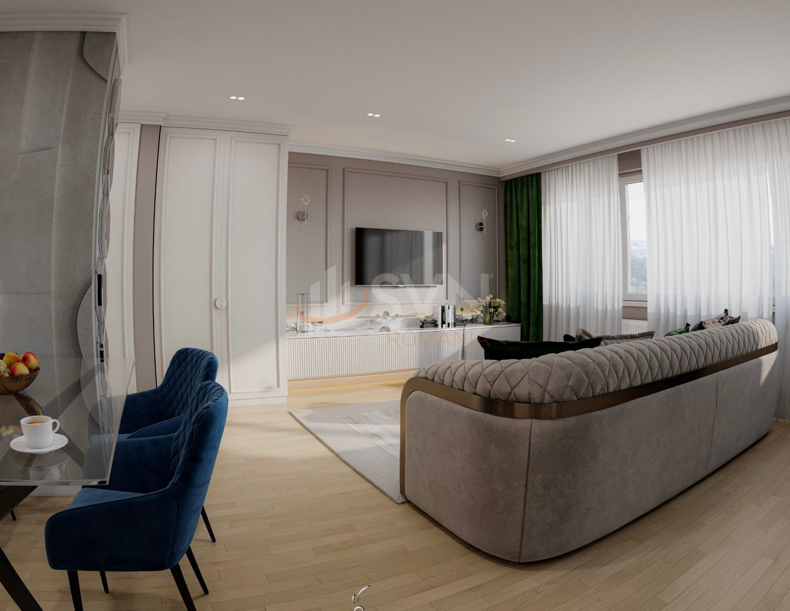 2 camere cu loc parcare subteran inclus Bucuresti/Aviatiei