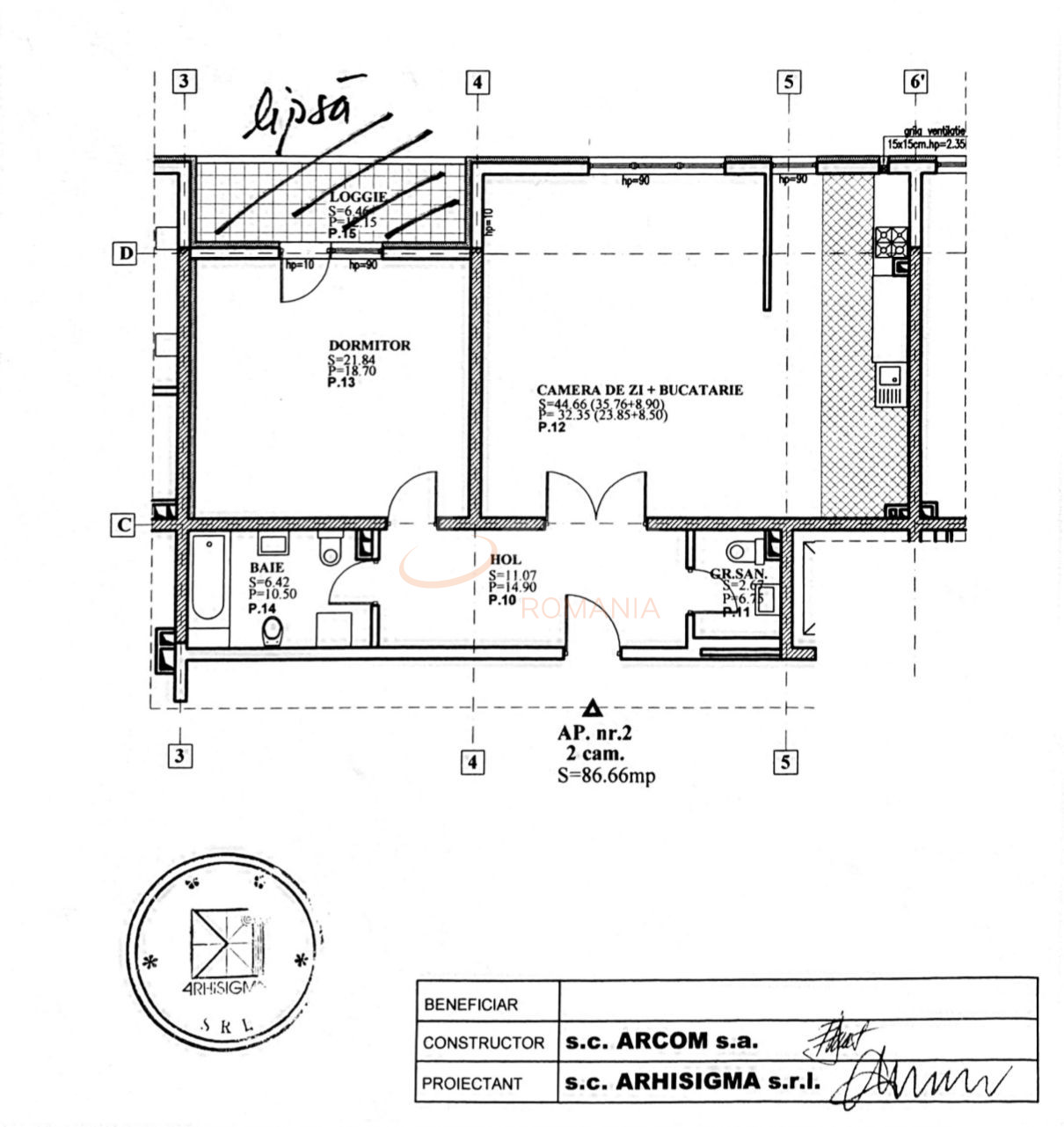 2 camere cu loc parcare subteran inclus Bucuresti/Cismigiu