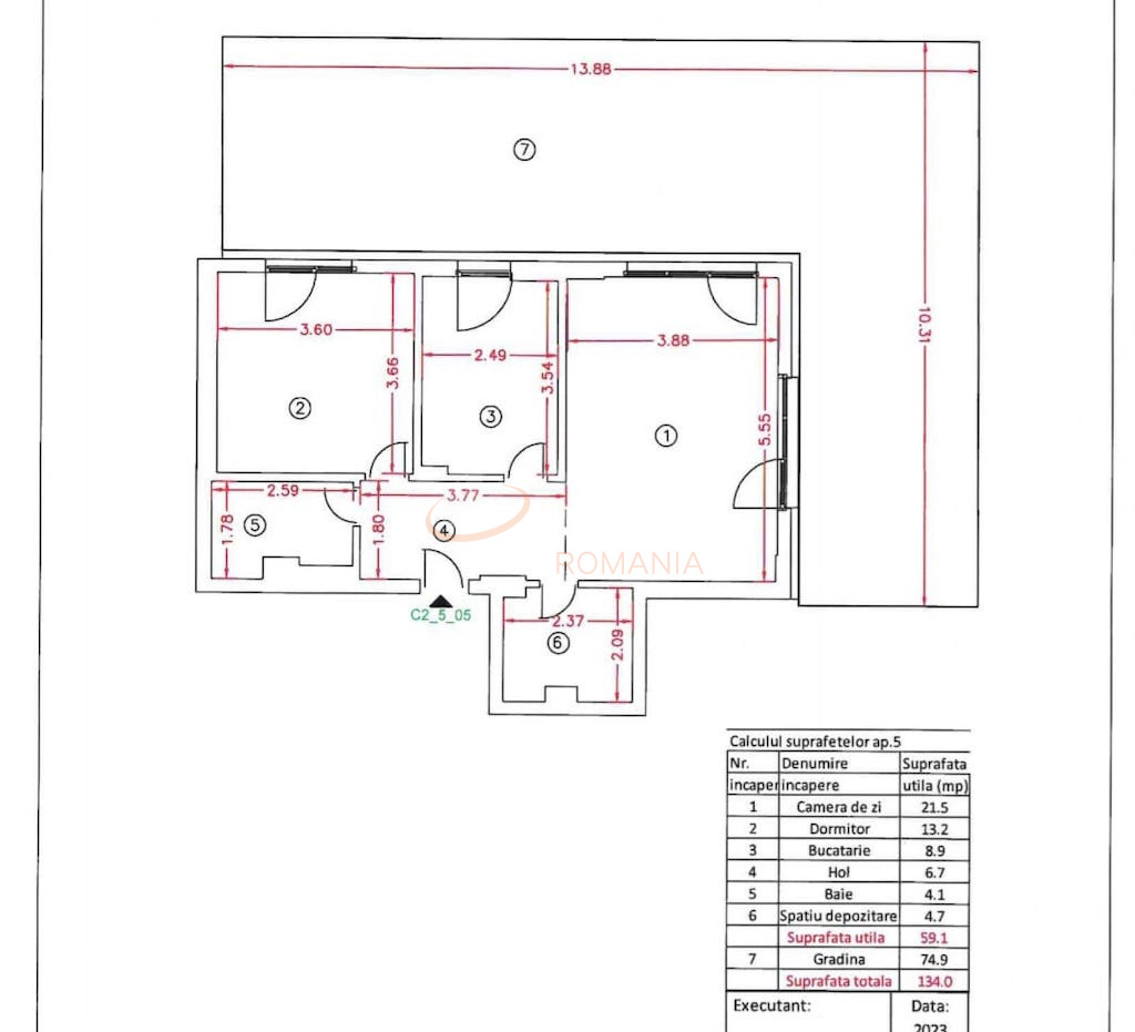 2 camere cu loc parcare subteran inclus Ilfov/Mogosoaia