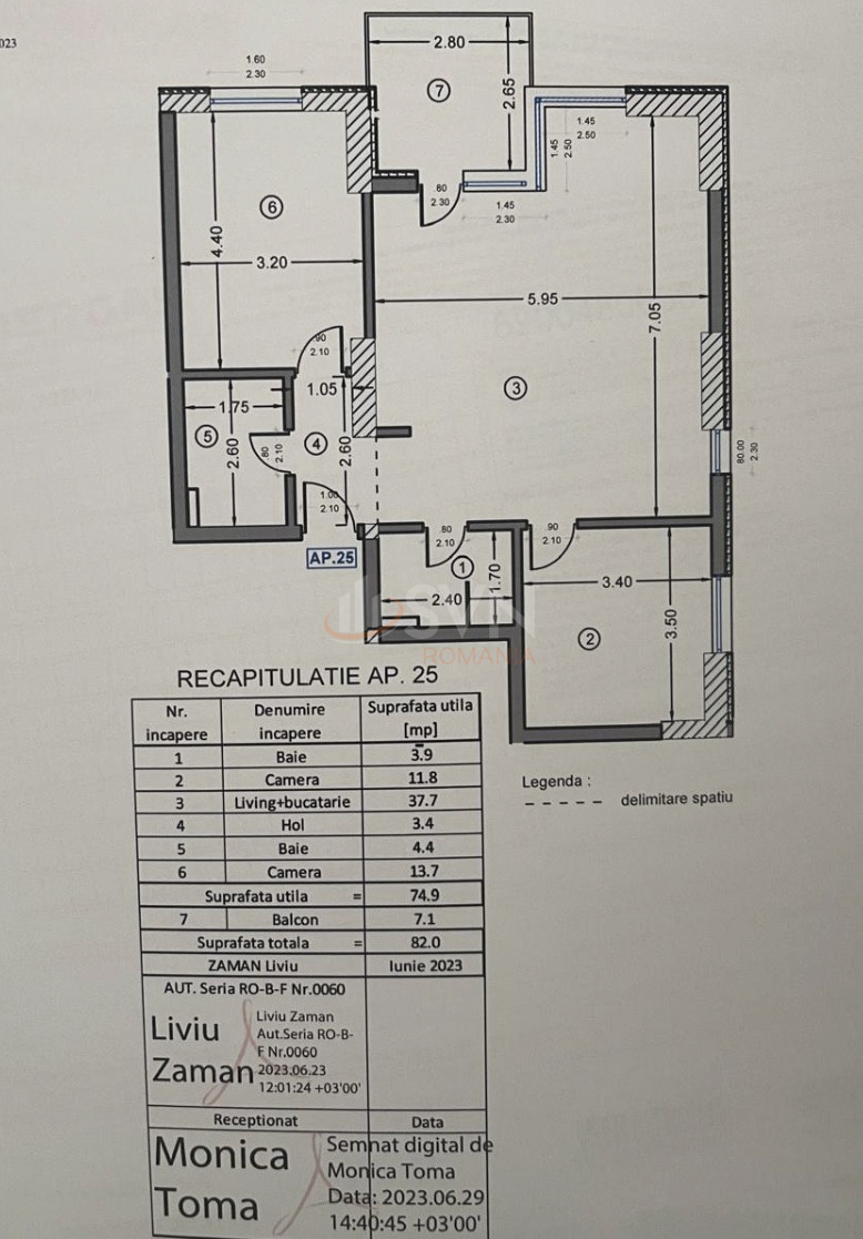 3 camere cu loc parcare exterior inclus Bucuresti/Bucur Obor