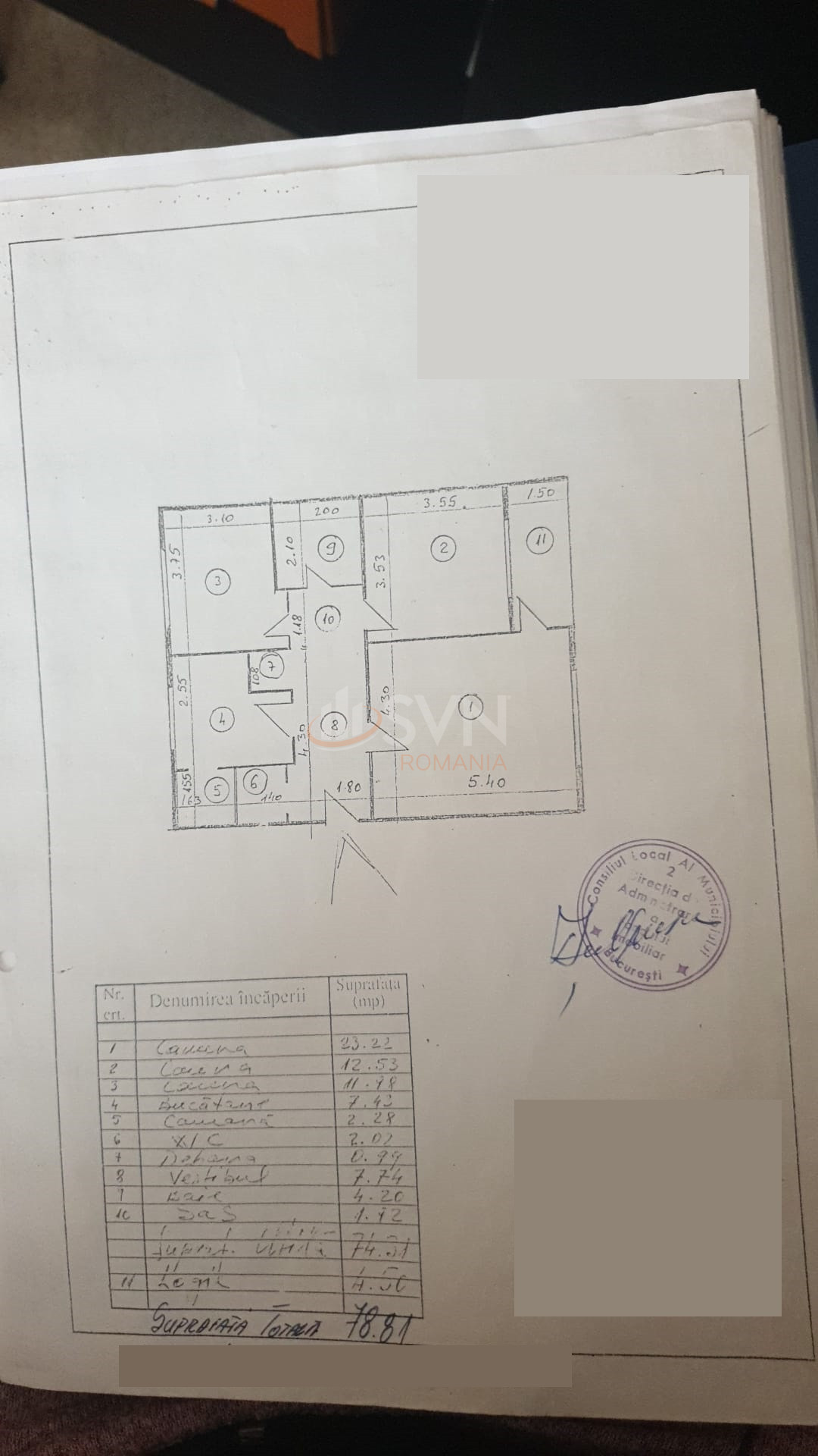 3 camere cu loc parcare exterior inclus Bucuresti/Unirii (s3)