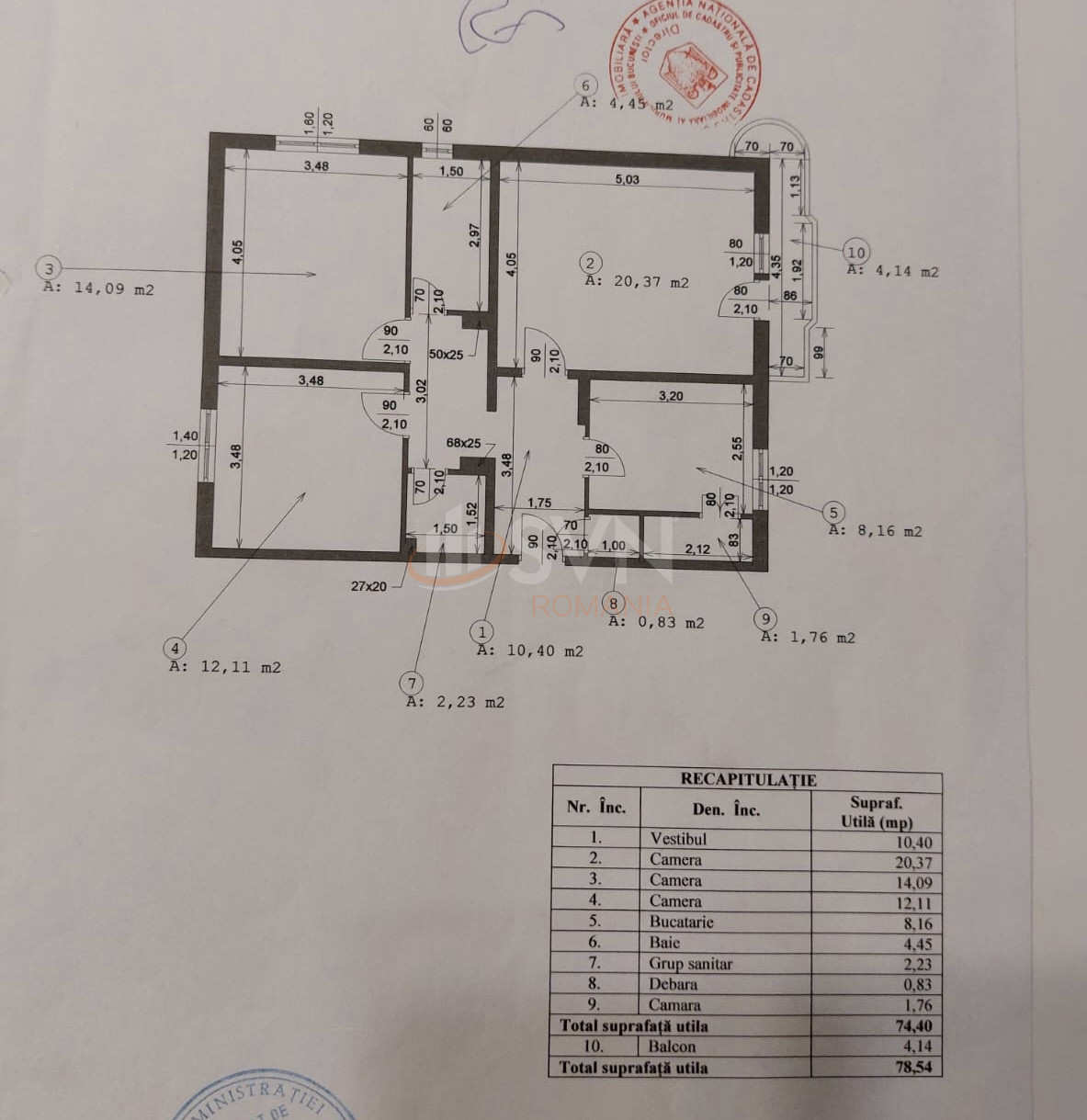 3 camere cu loc parcare exterior inclus Bucuresti/Doamna Ghica