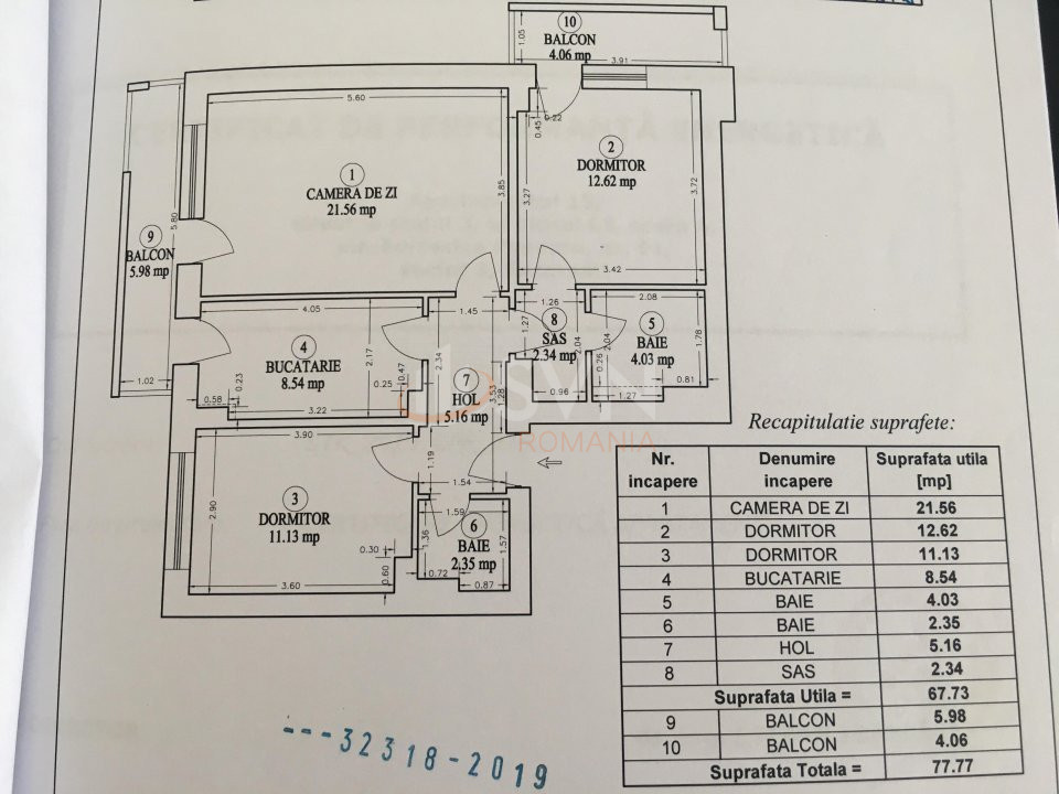 3 camere cu loc parcare exterior inclus Bucuresti/Baba Novac