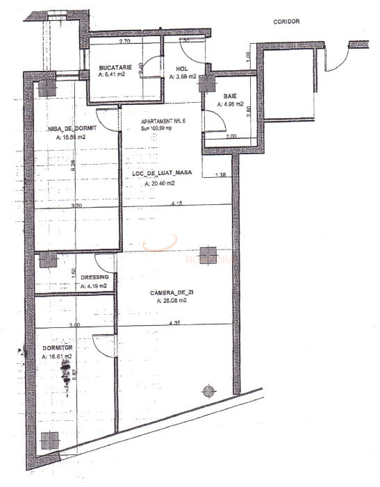 3 camere cu loc parcare exterior inclus Cluj/Semicentral