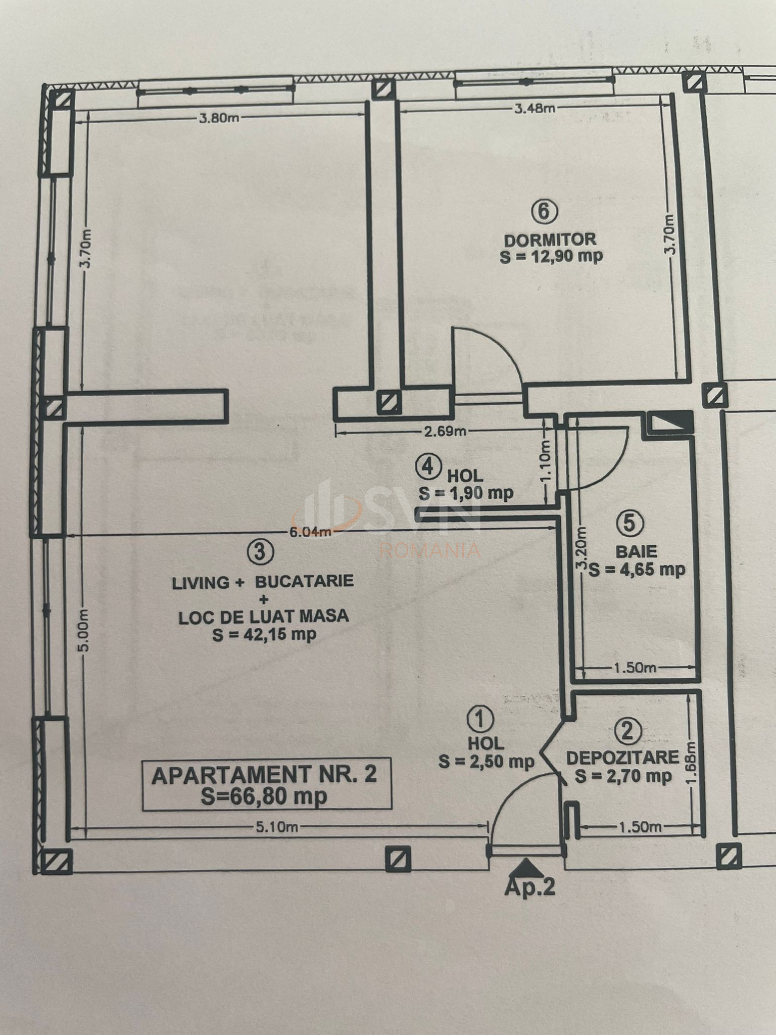 3 camere cu loc parcare exterior inclus Cluj/Calea Turzii