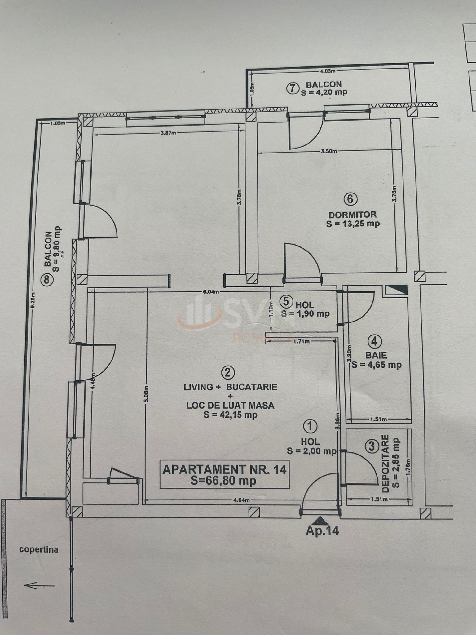 3 camere cu loc parcare exterior inclus Cluj/Calea Turzii