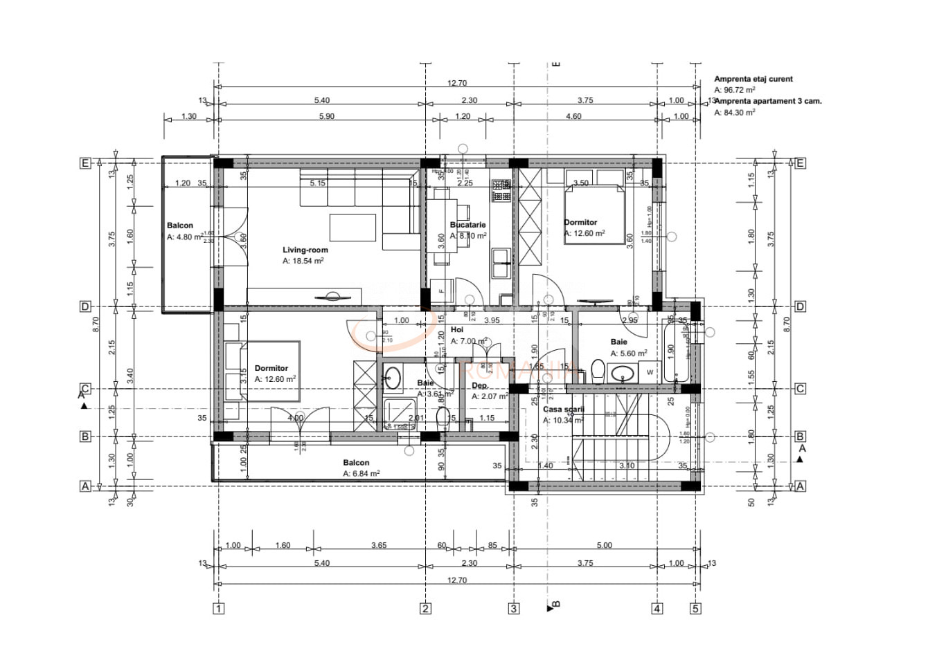 3 camere cu loc parcare exterior inclus Bucuresti/Colentina