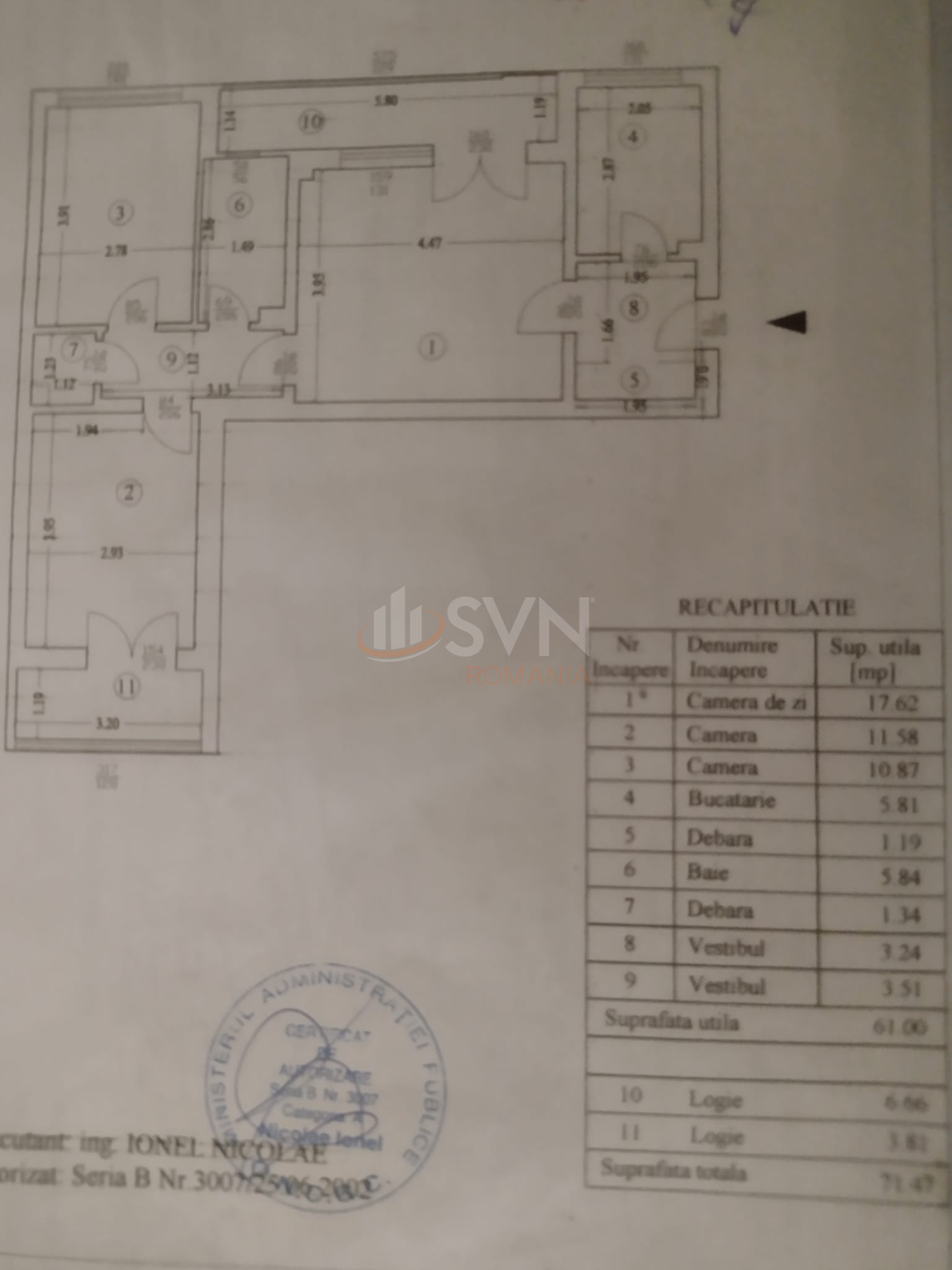 3 camere cu loc parcare exterior inclus Bucuresti/Titan
