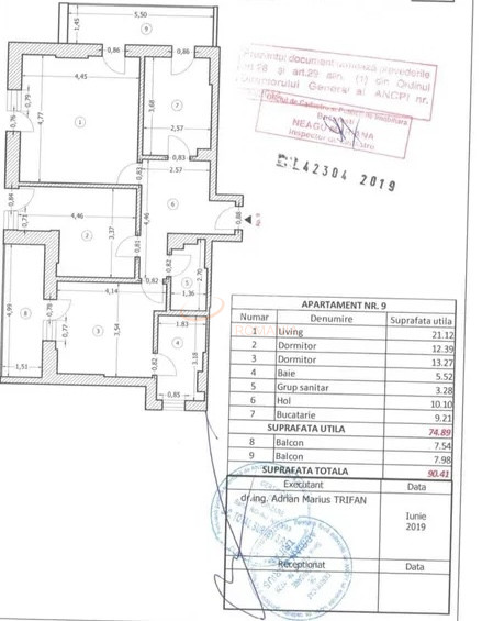 3 camere cu loc parcare exterior inclus Bucuresti/Doamna Ghica