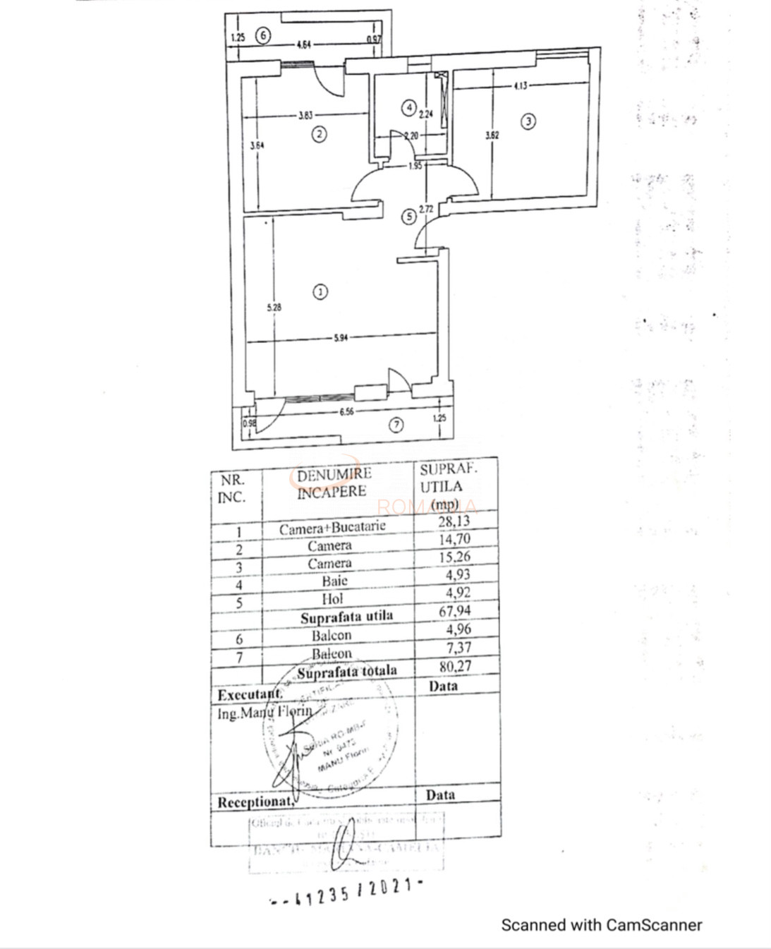 3 camere cu loc parcare exterior inclus Bucuresti/Tineretului