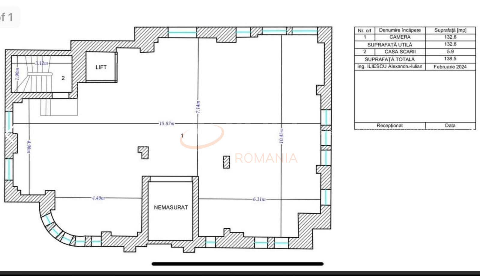 3 camere cu loc parcare exterior inclus Bucuresti/Aviatorilor