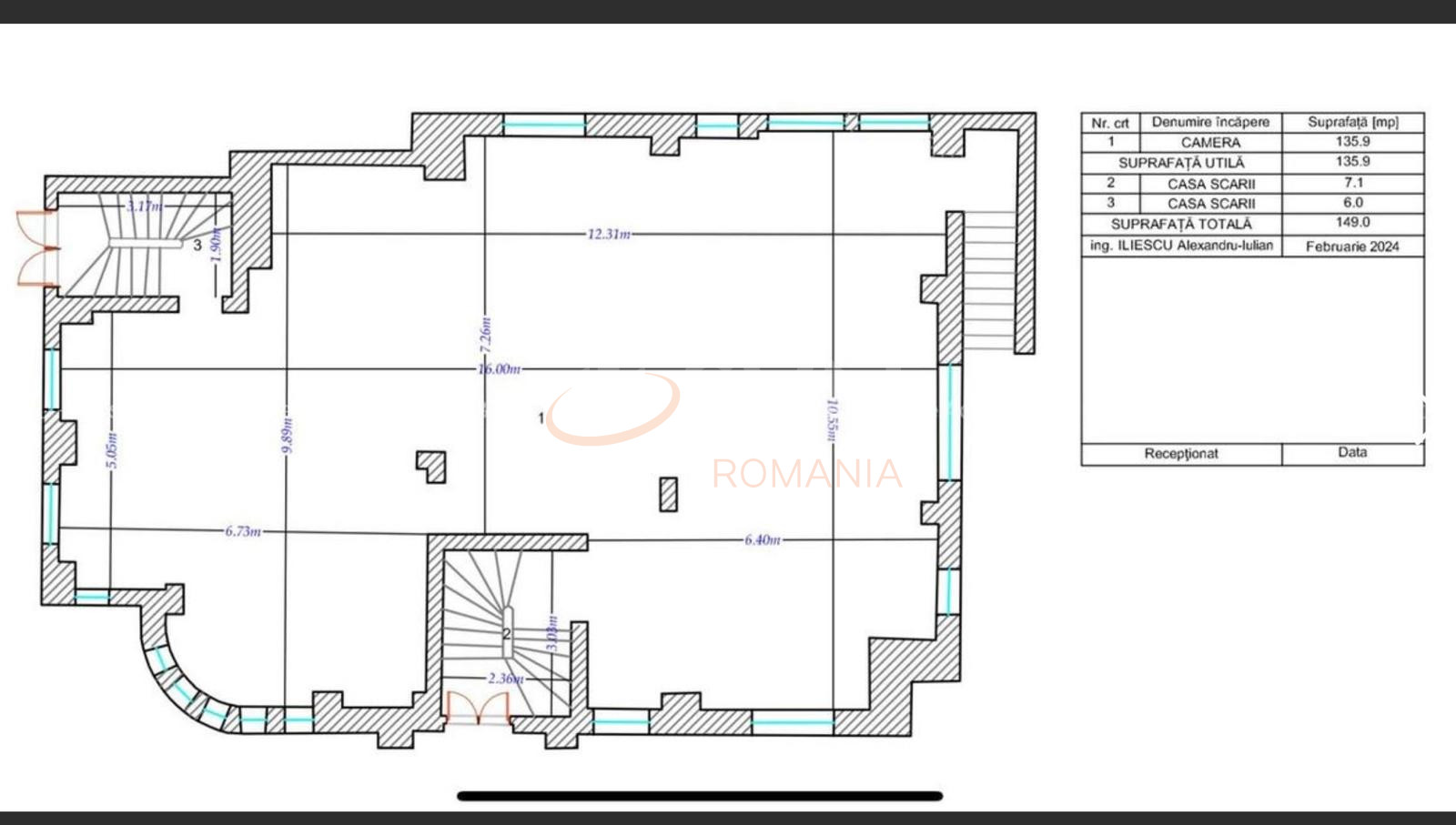 3 camere cu loc parcare exterior inclus Bucuresti/Aviatorilor