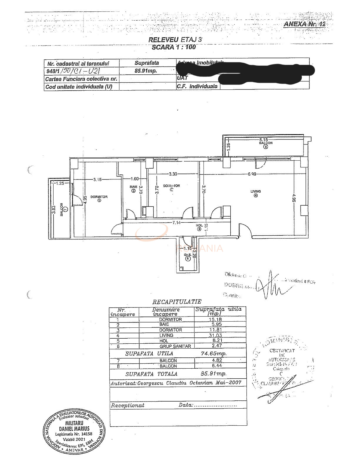 3 camere cu loc parcare exterior inclus Ilfov/Mogosoaia