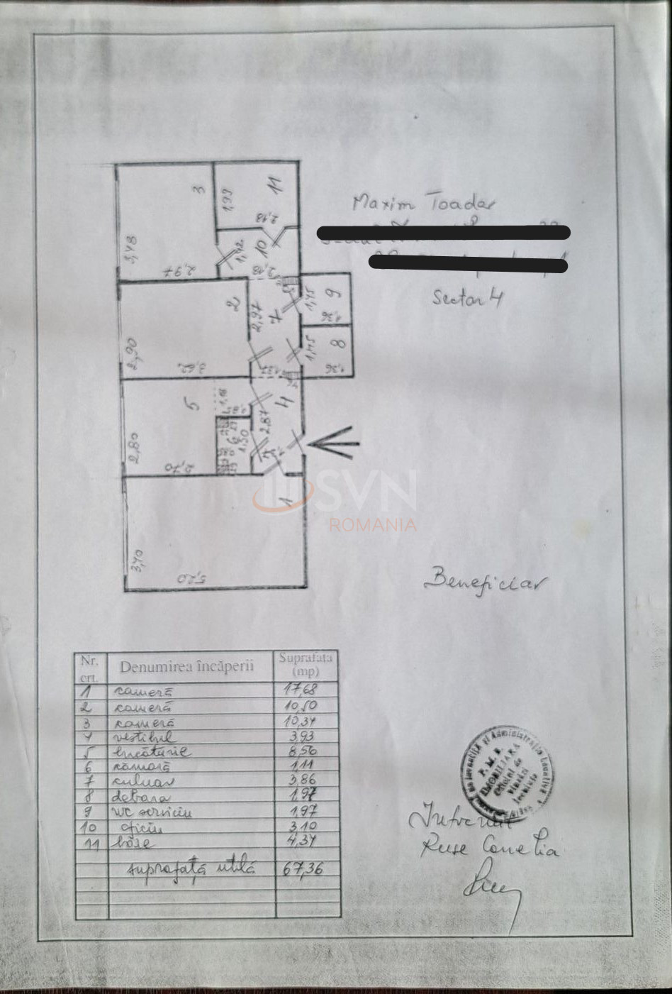 3 camere cu loc parcare exterior inclus Bucuresti/Tineretului